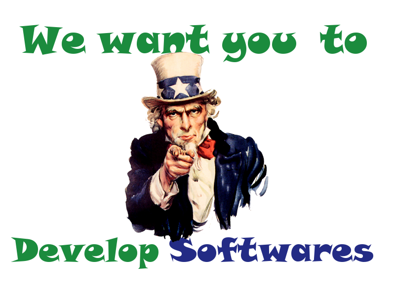 We Want You To Develop
Softwares